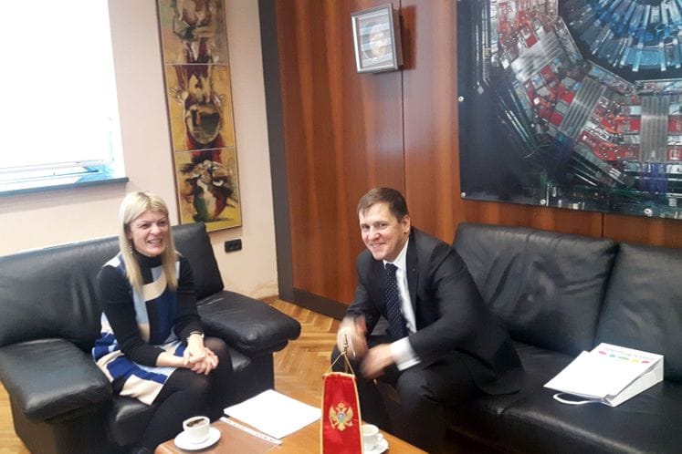 Susret ministarke Damjanović i ambasadora Češke Republike u Crnoj Gori Karelom Urbanom
