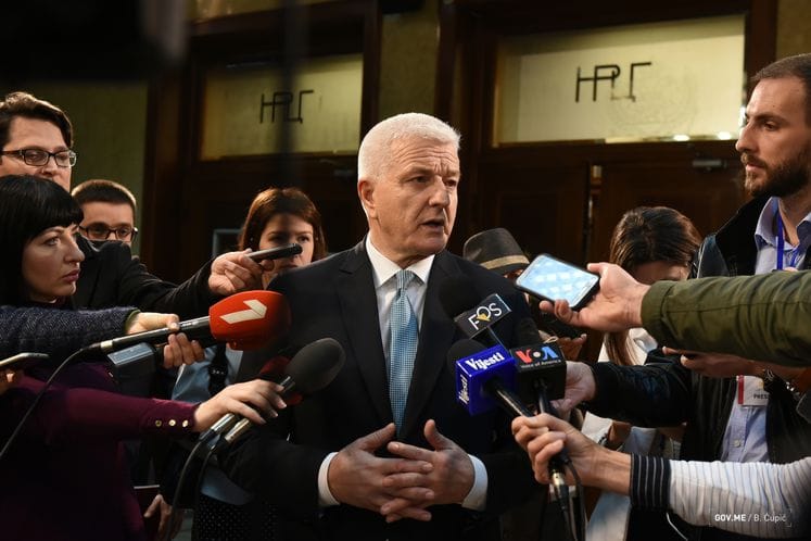 PM Marković responds to journalists' questions: Milić needs to remain within reach of judicial authorities; relations between Montenegro and Serbia will not be undermined