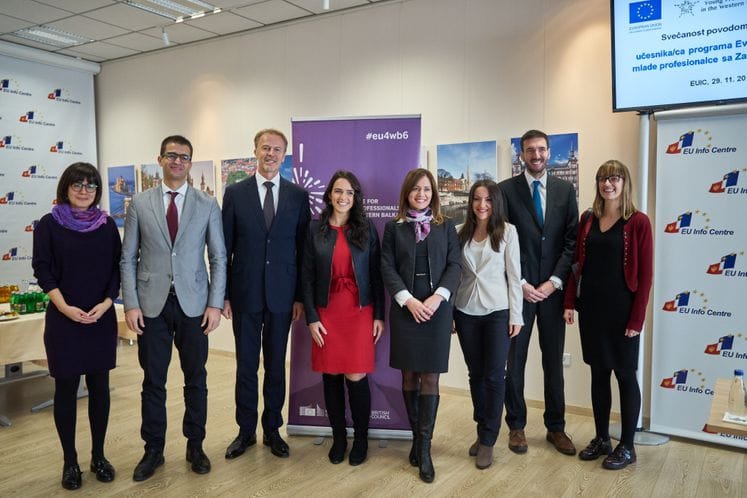 Ispraćena treća generacija crnogorskih polaznika Šeme EU za mlade profesionalce sa Zapadnog Balkana