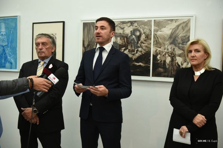 Ministar Bogdanović otvorio izložbu posvećenu Svetom Petru Cetinjskom