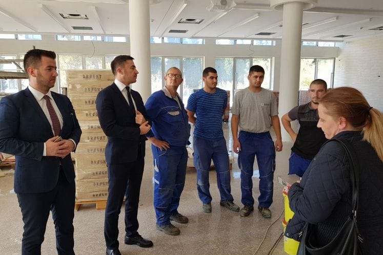 Ministar Bogdanović obišao završne radove na zgradi Muzičkog centra, Crnogorske kinoteke i Filmskog centra: Potrebno dodatno intenzivirati dinamiku radova