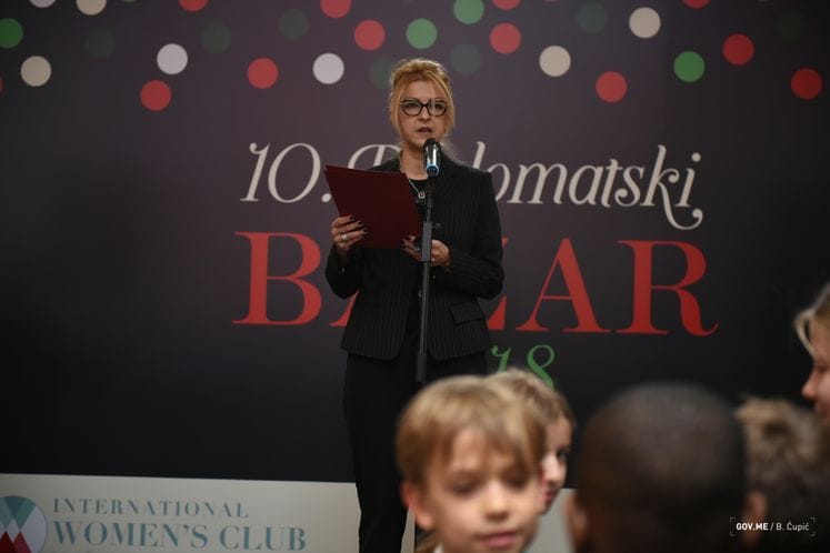 Ministarka Pribilović otvorila 10. jubilarni Božićno-diplomatski bazar