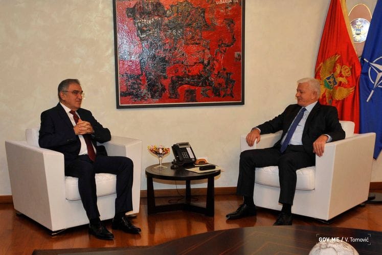 Premijer Marković i ambasador Galip: Sve jača ekonomska saradnja Crne Gore i Turske