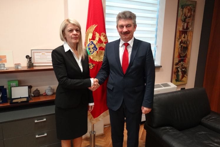 Susret ministarke Damjanović i ambasadora Mađarske u Crnoj Gori Jošefa Neđešija
