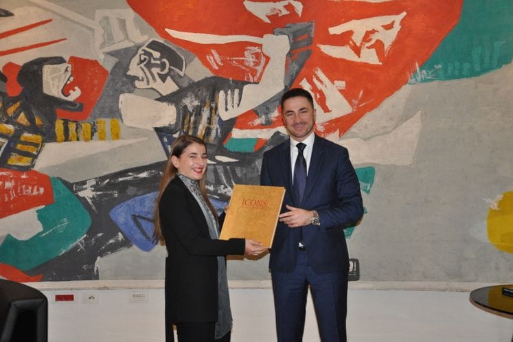 Ministar Bogdanović razgovarao sa dobitnicom nagrade „Petar Lubarda“ Milkom Delibašić