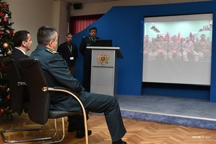 Minister Boškovic, General Dakić: Montenegro is proud of its IX contingent in Afghanistan