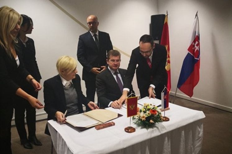 Montenegrin-Slovak Mixed Commission for Implementation of Agreement on Economic Cooperation holds its first session