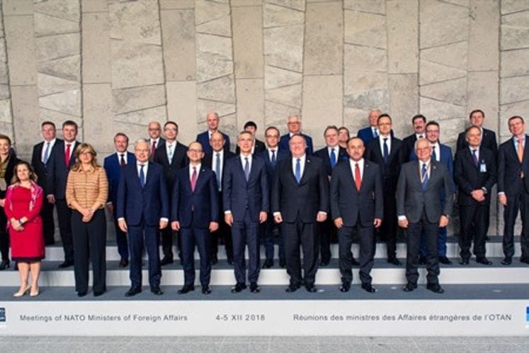NATO Foreign Ministers meeting in Brussels: Alliance is committed to open door policy