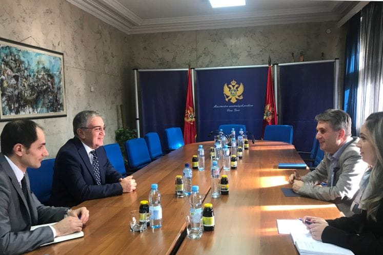 Ministar Nuhodžić primio u oproštajnu posjetu ambasadora Republike Turske Serhata Galipa