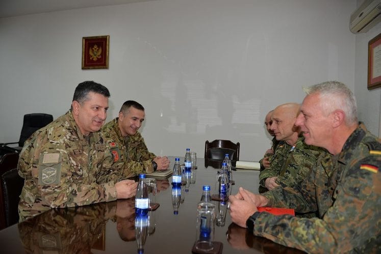 Glavni podoficir NATO Savezničke Komande za operacije (ACO), Davor Petek, u posjeti VCG