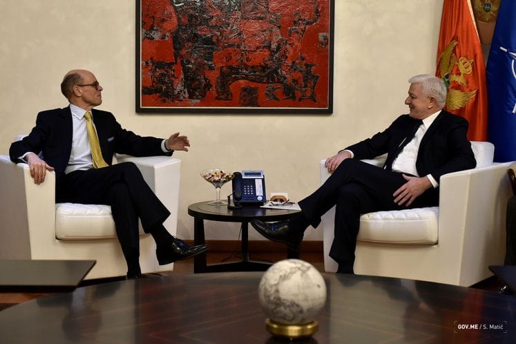 Predsjednik Marković primio ambasadora Bjornstada: Norveška nastavlja snažnu bilateralnu podršku Crnoj Gori u realizaciji njenih prioriteta