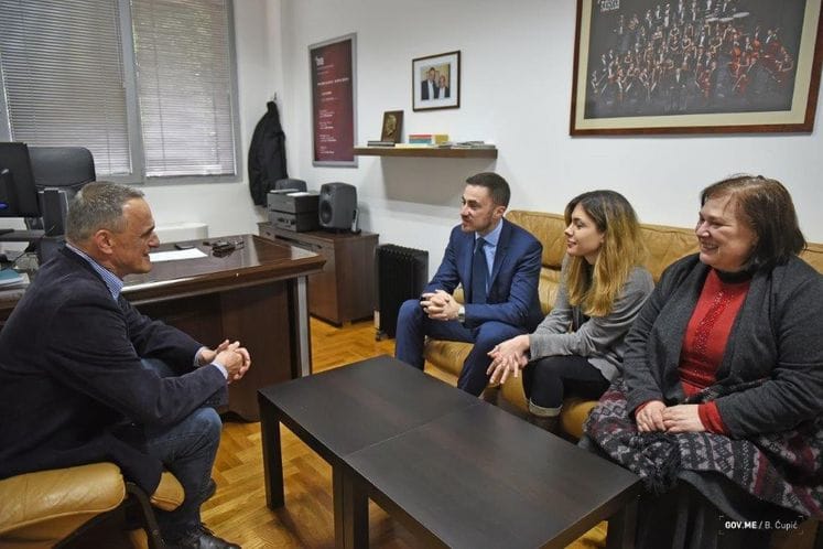 Ministar Bogdanović razgovarao sa direktorom Muzičkog centra Žarkom Mirkovićem