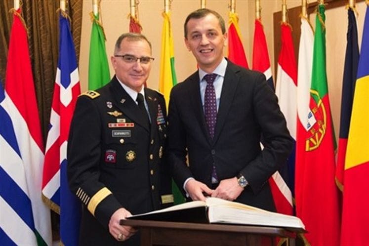 Mons: Minister Bošković meets with Supreme Allied Commander Europe General Scapparotti