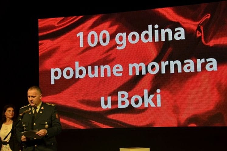 General Daković na obilježavanju 100 godina od pobune mornara u Boki: Crna Gora i ideje koje su mijenjale svijet