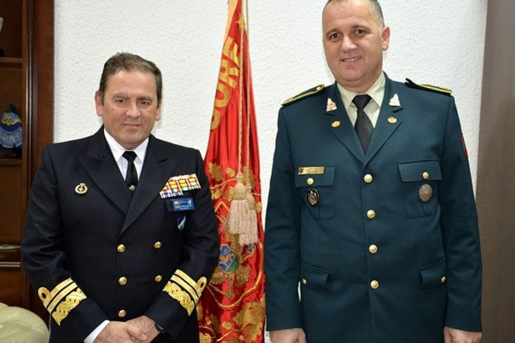 General Daković sa viceadmiralom Del Riom: Izuzetna saradnja sa MARCOM-om
