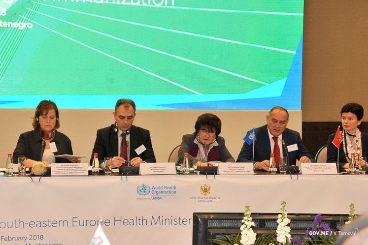 Saopštenje: Održana Ministarska konferencija posvećena imunizaciji