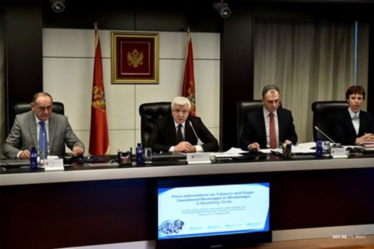 Održana konstitutivna sjednica Nacionalnog savjeta za koordinaciju i prevenciju hroničnih nezaraznih bolesti u CG: SZO podržava usklađivanje poreskih politika ZB