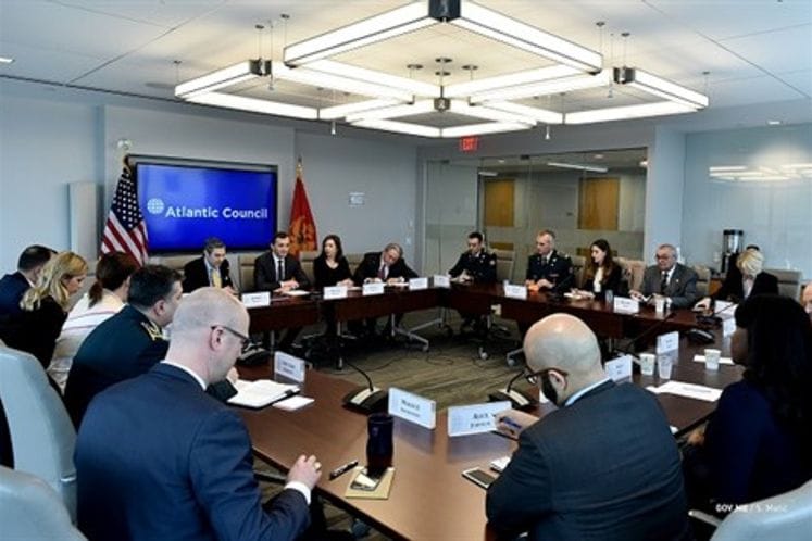 Minister Bošković pays visit to US Atlantic Council in Washington