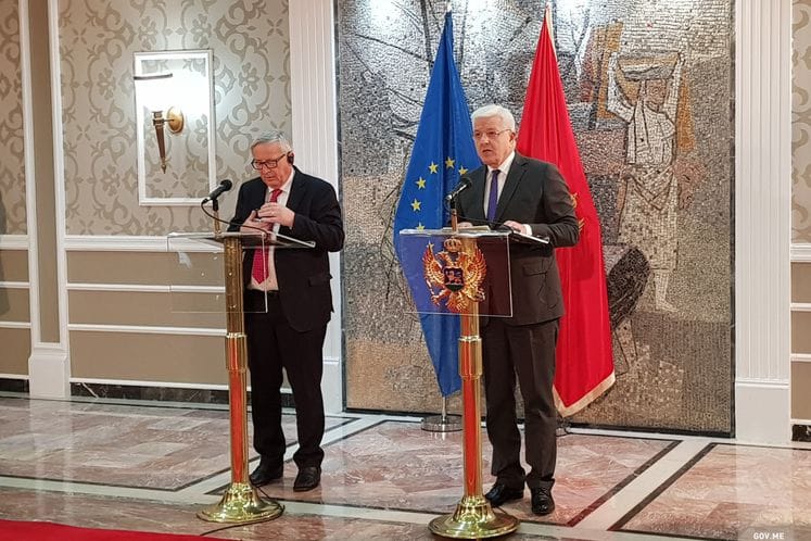 Predsjednik EK Junker u Podgorici: CG je za primjer ostalima, napreduje brže zahvaljujući ozbiljnim reformama koje sprovodi