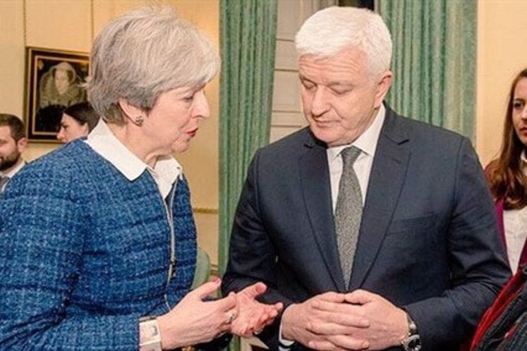 LONDON: PM Marković meets with British PM Theresa May