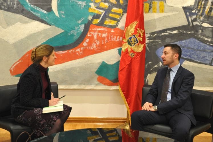 Ministar Bogdanović razgovarao sa ambasadorkom Ujedinjenog Kraljevstva Velike Britanije i Sjeverne Irske Kemp