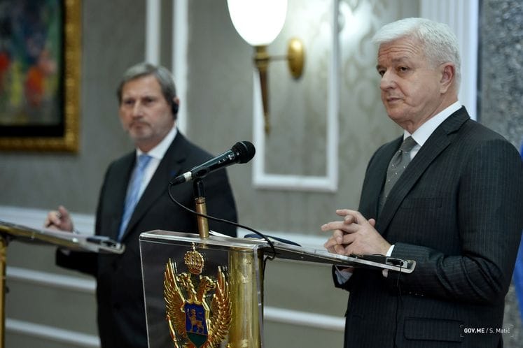 PM Marković, Commissioner Hahn: EU maintains regatta principle, Montenegro its leadership position