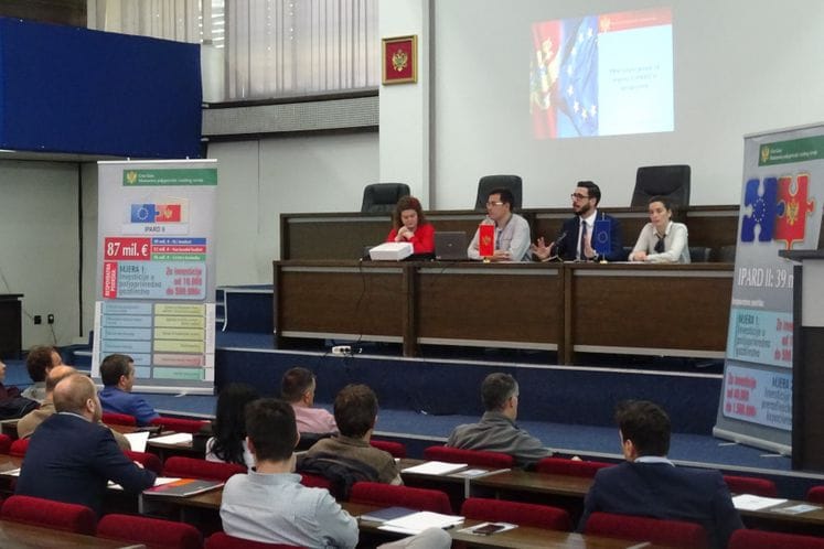 Prvi IPARD javni poziv predstavljen u Podgorici