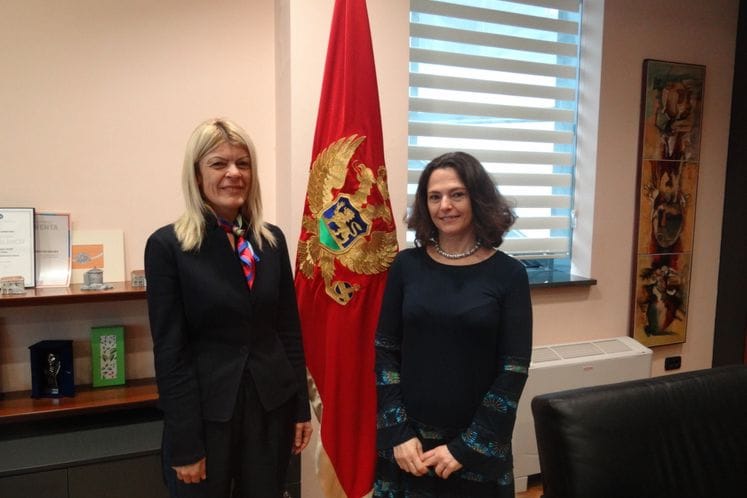 Susret: Ministarka nauke Sanja Damjanović i ambasadorka Izraela Fišer-Kam