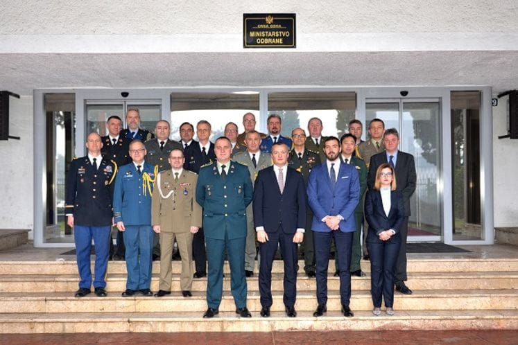 Redovni polugodišnji brifing vojno-diplomatskih predstavnika akreditovanih u Crnoj Gori