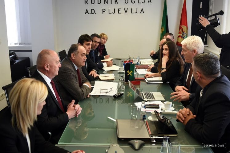 Potpredsjednik Simović u Pljevljima obišao Rudnik uglja i Termoelektranu