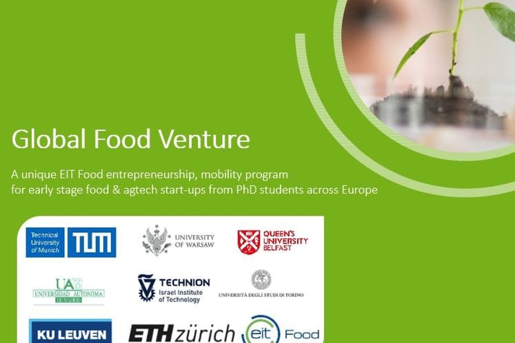 Poziv doktorantima da kreiraju inovacije iz svojih istraživanja – EIT Food