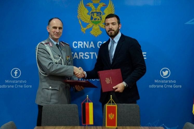 Potpisan Plan bilateralne saradnje ministarstava odbrane Crne Gore i SR Njemačke