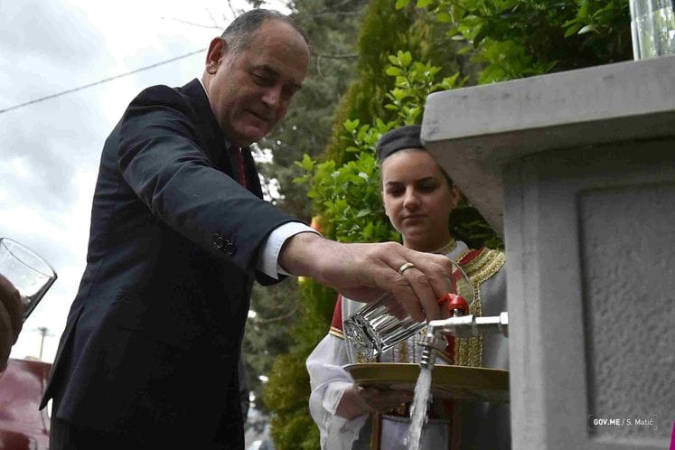 Potpredsjednik Simović u Danilovgradu otvorio vodovod Zagarač: Nastavljamo zajedno da stvaramo uslove za kvalitetniji život građana