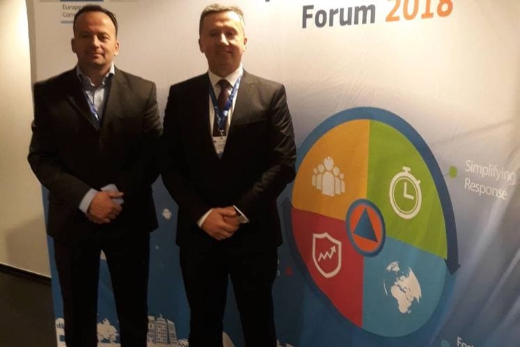 Generalni direktor Mirsad Mulić na Evropskom forumu civilne zaštite u Briselu