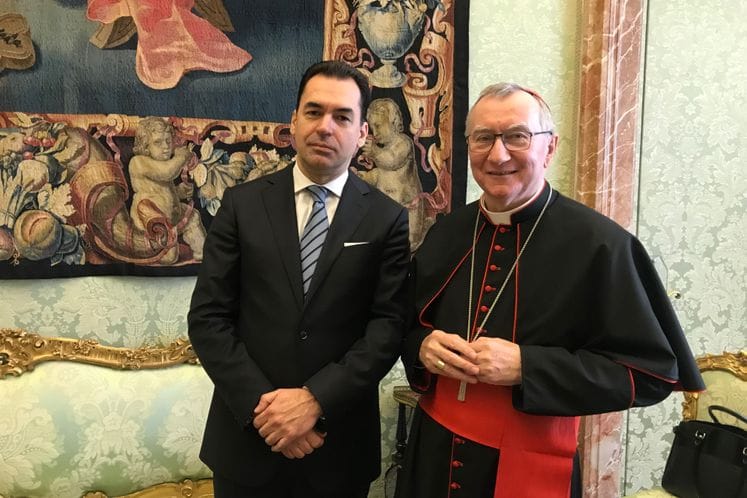 Potpredsjednik Pažin: Crna Gora i Sveta Stolica dijele zajedničke civilizacijske vrijednosti