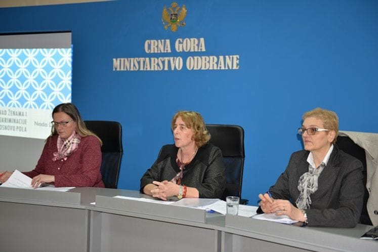 Povodom 8. marta održan seminar o rodu i bezbjednosti za komandni sastav GŠ i VCG