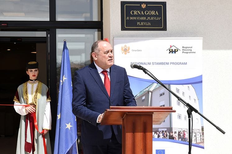 Potpredsjednik Simović otvorio Dom za stare u Pljevljima: naš zadatak je da se brinemo o starima na najbolji mogući način