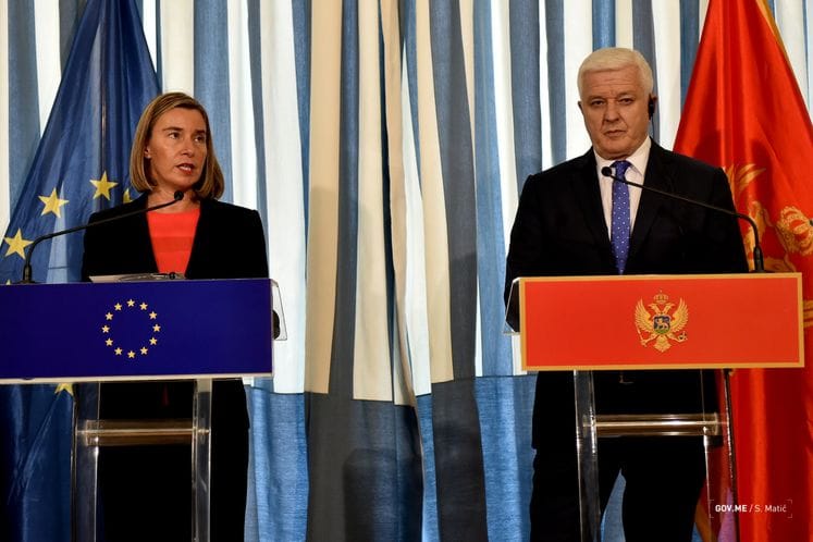 Tivat - Duško Marković, Federica Mogherini: Montenegro is making great progress towards EU