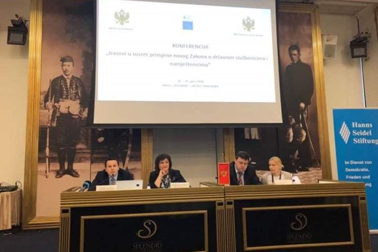 Održana konferencija "Izazovi u susret primjene novog Zakona o drzavnim sluzbenicima i namjestenicima"