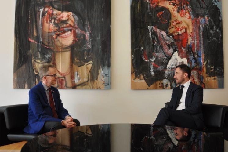 Ministar Bogdanović razgovarao sa osnivačem „Mjeseca poštovanja džeza“ Džonom Edvardom Haseom