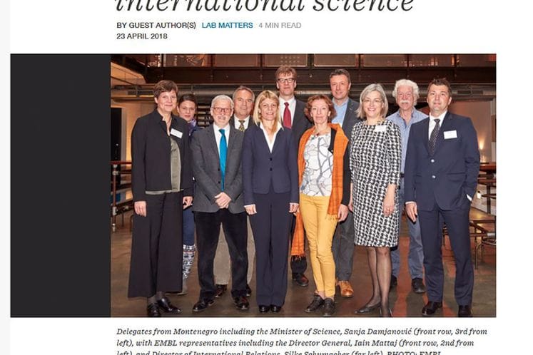 Minister of Science discusses the importance of international collaboration in research