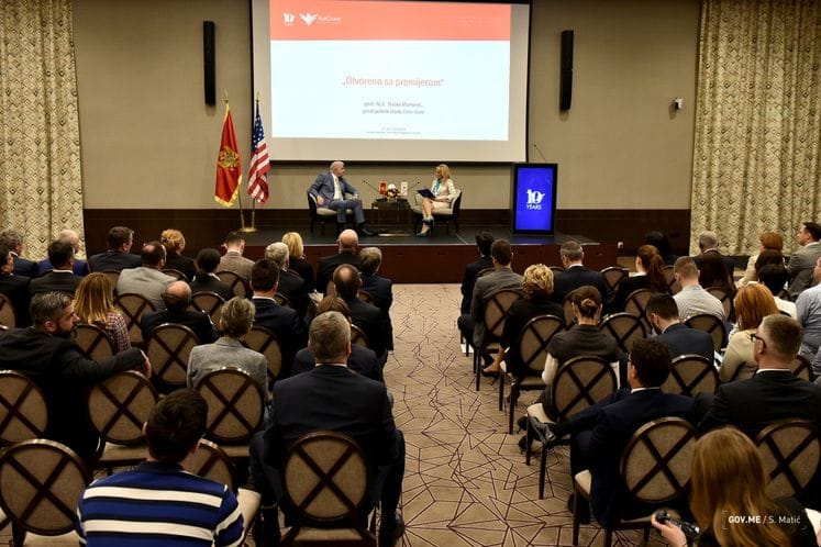 Premijer Marković u AmCham: CG u 2018. nastavlja uspješan trend iz 2017. Očekujem rast iznad projektovanih 3%