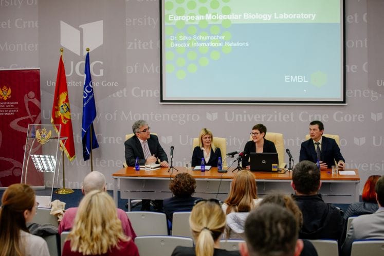 Delegacija EMBL i EMBO predstavila programe za istraživače i studente iz Crne Gore