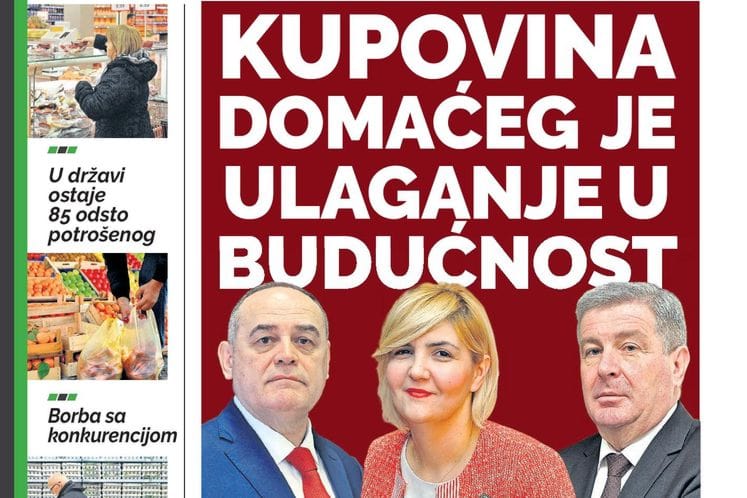 Intervju potpredsjednika Vlade Milutina Simovića za Dnevne novine i dodatak – Kupujmo domaće: Kad kupujemo domaće ulažemo u svoj standard