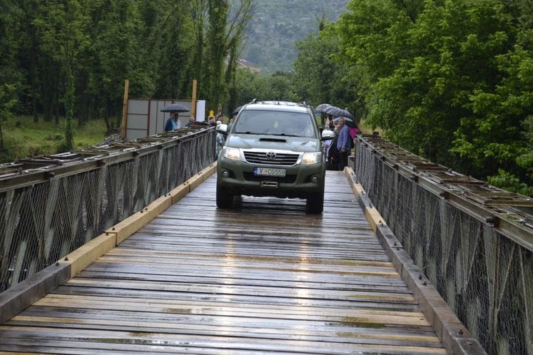 Inžinjerija Vojske Crne Gore omogućila saobraćaj preko rijeke Zete
