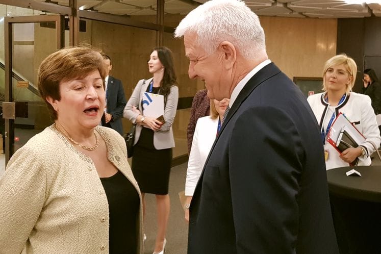 SOFIA: PM Marković meets with World Bank CEO Kristalina Georgieva
