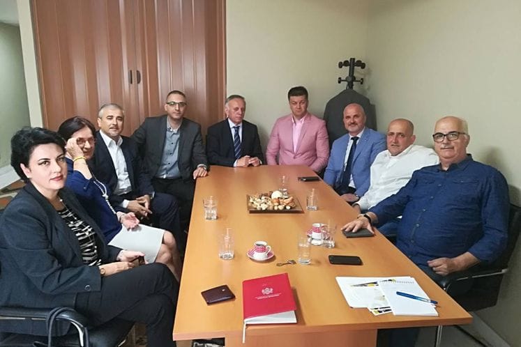 DIREKTOR MITROVIĆ SA SARADNICIMA POSJETIO CRNOGORSKA UDRUŽENJA U TIRANI I SKADRU