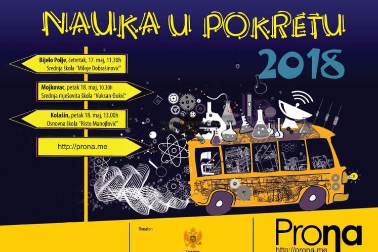 NAUKA U POKRETU: Putujući festival nauke osmi put u Crnoj Gori
