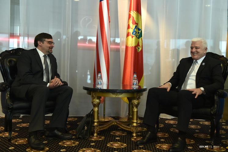 Razgovarali Duško Marković i Metju Palmer: CG nastavlja snažno da napreduje, u budućnosti još intenzivniji napori u oblasti vladavine prava