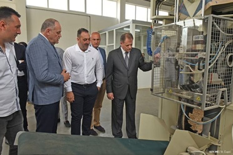 DPM Simović visits wood processing factory in Bioče: New factory, new jobs, export growth as aresult of joint efforts